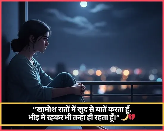 Alone Shayari in Hindi