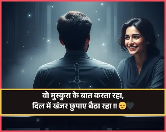 Bharosa Rishte Dhokebaaz Shayari