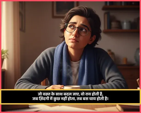 Chai Shayari in Hindi 2 Line