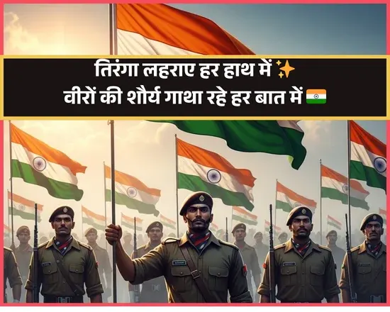 Desh Bhakti Shayari in Hindi Text