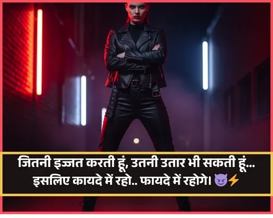 Female Attitude Shayari