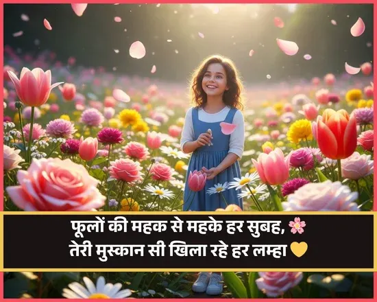 Flower Shayari 2 Line