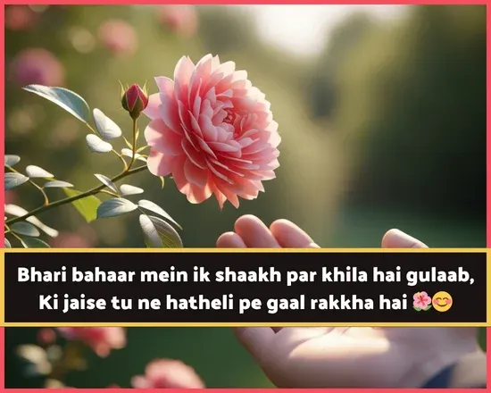Flower Shayari in English