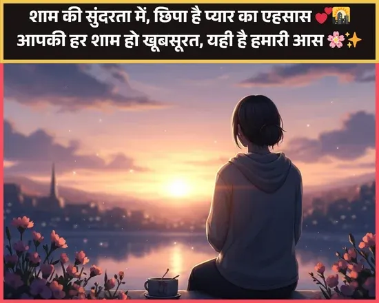 Good Evening Shayari 2 Line