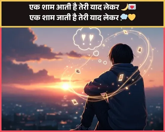 Good Evening Shayari Love