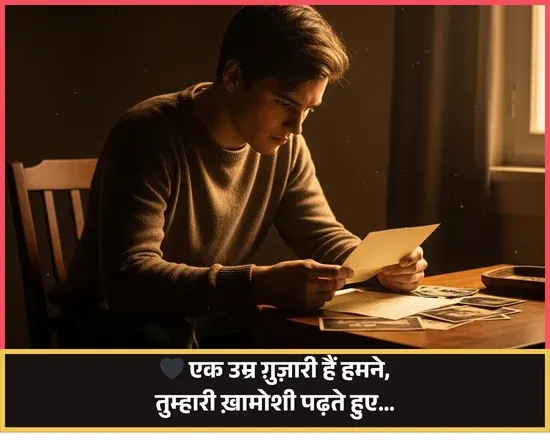 Khamoshi Shayari in Hindi Text