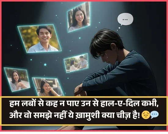 Khamoshi Shayari in Hindi