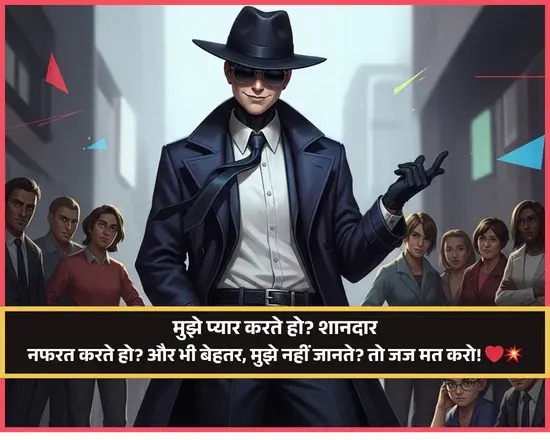 Love Attitude Shayari for Boys