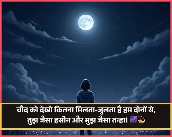 Love Moon Shayari