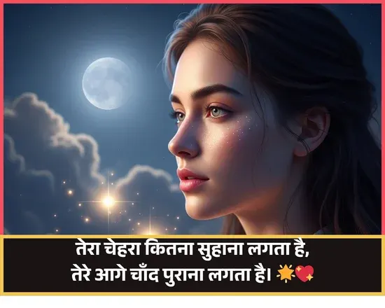 Moon Shayari