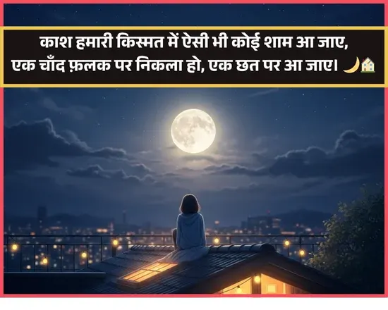 Moon Shayari