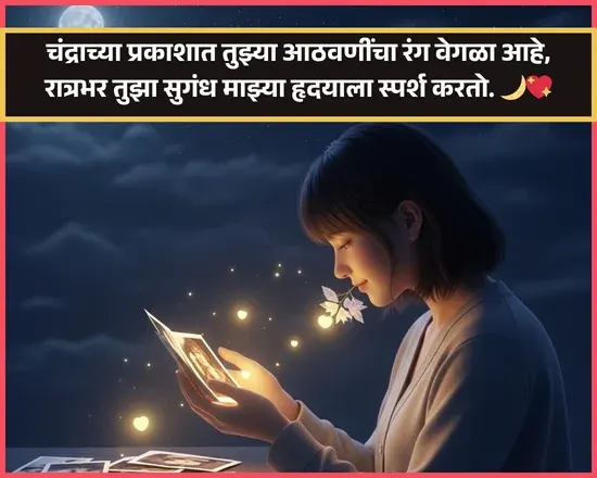 Moon Shayari in Marathi