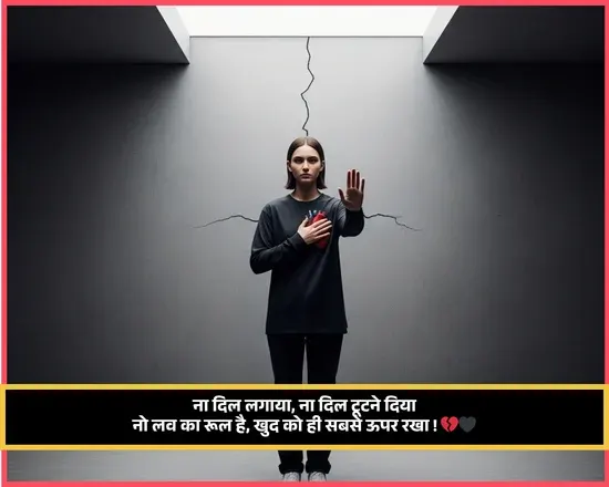No Love Shayari Attitude