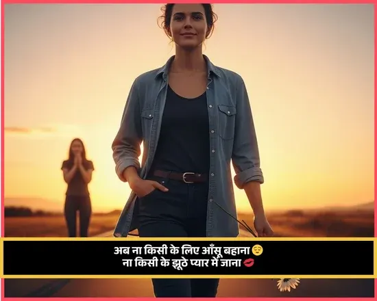 No Love Shayari Girl
