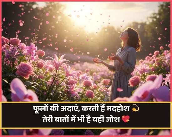 Phool Shayari 2 Line
