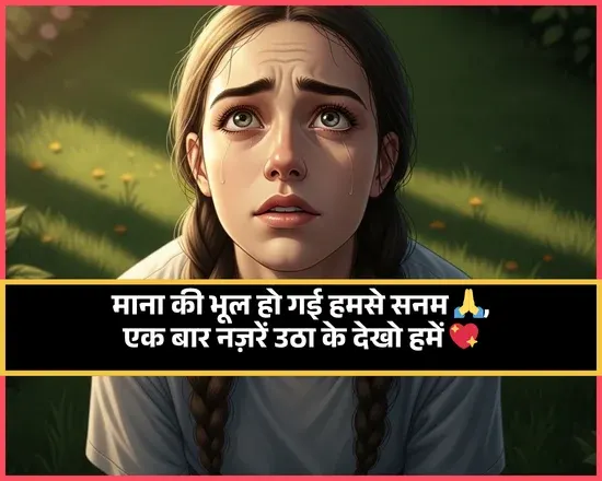 Sorry Shayari for Love